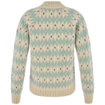 Ovik Jacquard Knit W | 191-674 Light Beige/Misty Green -2
