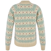Ovik Jacquard Knit W | 191-674 Light Beige/Misty Green -2