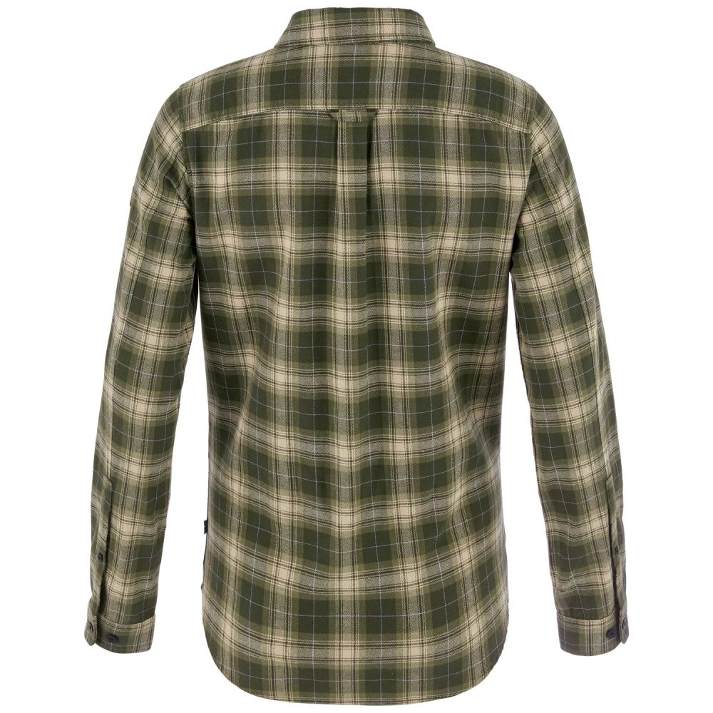 Ovik Classic Flannel Shirt W | 662-118 Deep Forest/Fossil -2