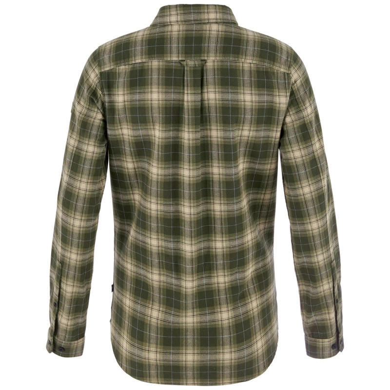 Ovik Classic Flannel Shirt W | 662-118 Deep Forest/Fossil -2