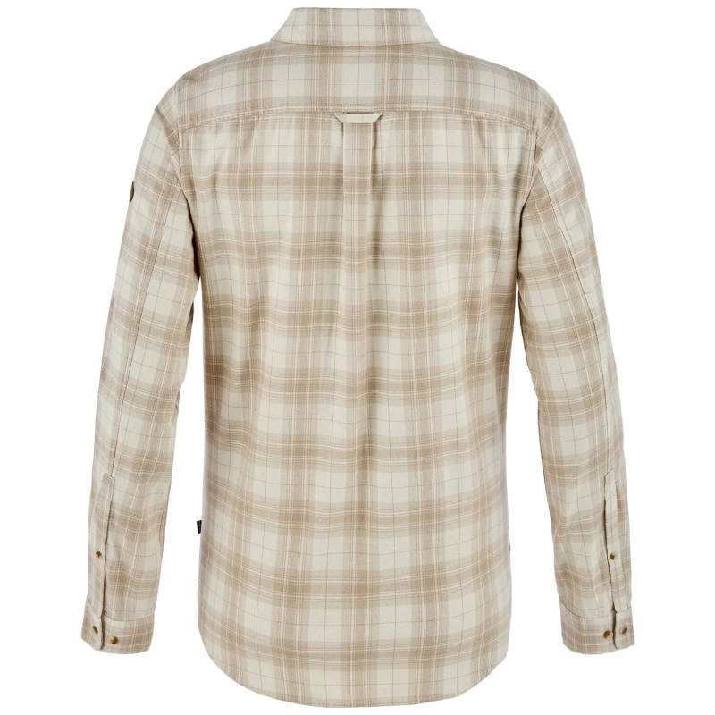 Ovik Classic Flannel Shirt W | 113-118 Chalk White/Fossil -2