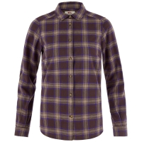 Ovik Classic Flannel Shirt W | 294-425 Black Oak/Dark Violet -1
