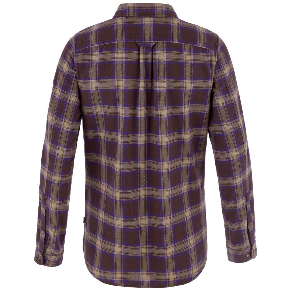 Ovik Classic Flannel Shirt W | 294-425 Black Oak/Dark Violet -2