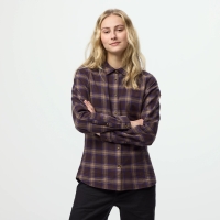 Ovik Classic Flannel Shirt W | 294-425 Black Oak/Dark Violet -3