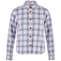 Ovik Boxy Flannel Shirt W | 111-452 - Eggshell/Lavender Mist -1