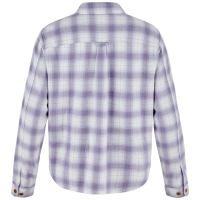 Ovik Boxy Flannel Shirt W | 111-452 - Eggshell/Lavender Mist -2
