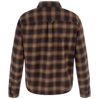 Ovik Boxy Flannel Shirt W | 550-265 - Black Wood/Brown -2