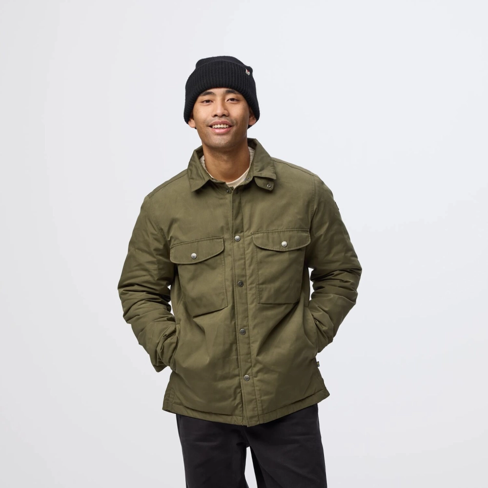 Ovik Down Shirt Jacket M | 625 Laurel Green -3