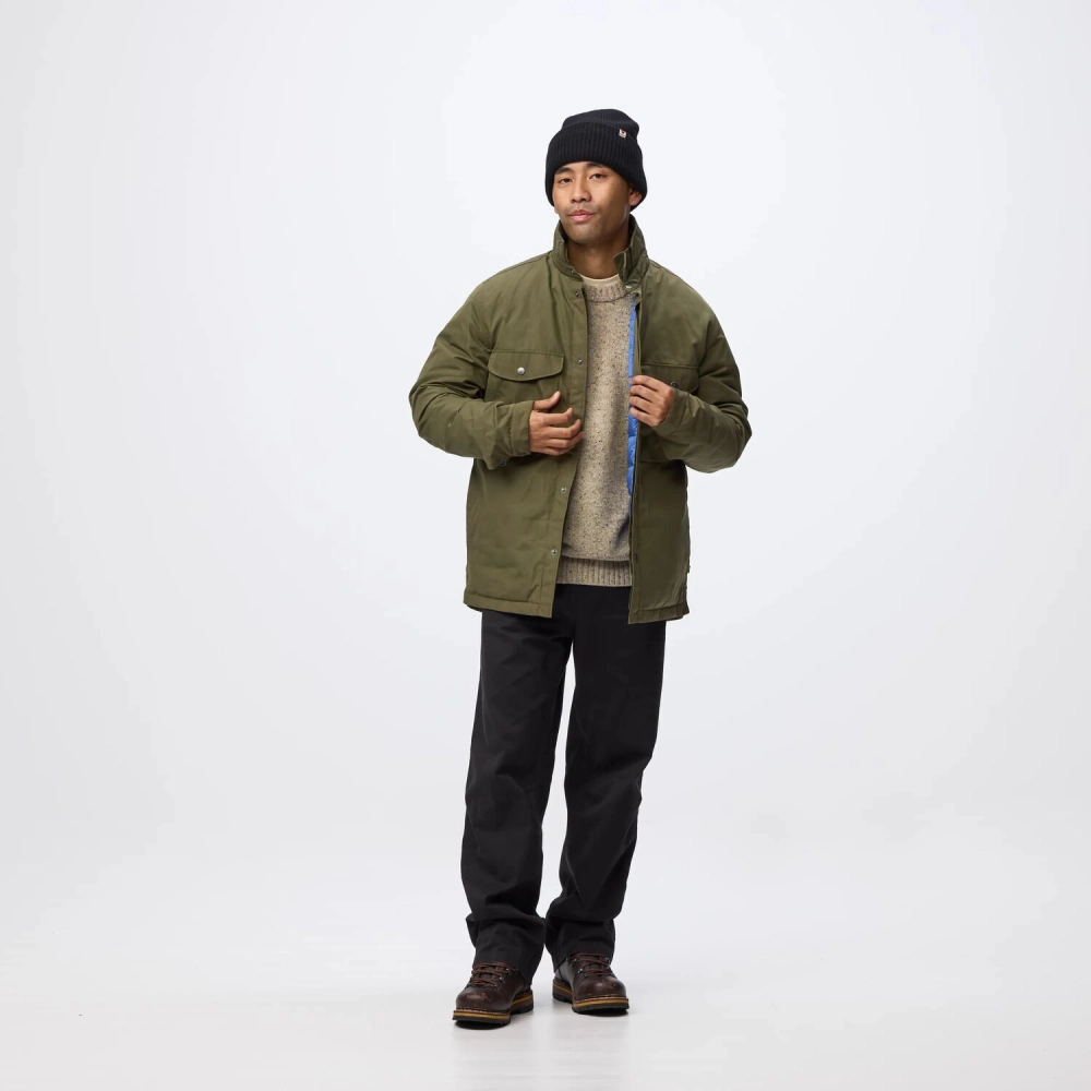 Ovik Down Shirt Jacket M | 625 Laurel Green -5