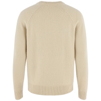 Fjallraven Logo Knit Sweater M | 191 Light Beige -2