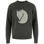 Fjallraven Logo Knit Sweater M | 662 Deep Forest -1