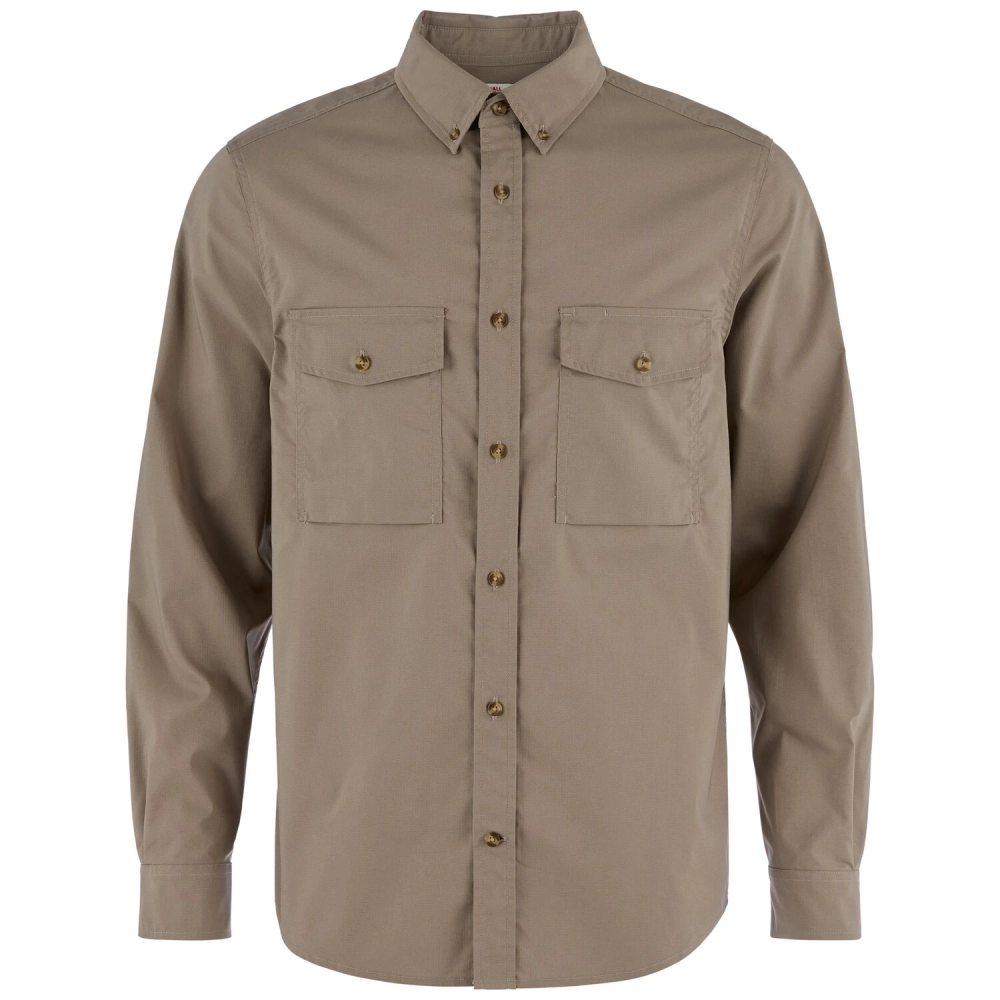 Ovik G-1000 Shirt LS M | 244 Suede Brown -1