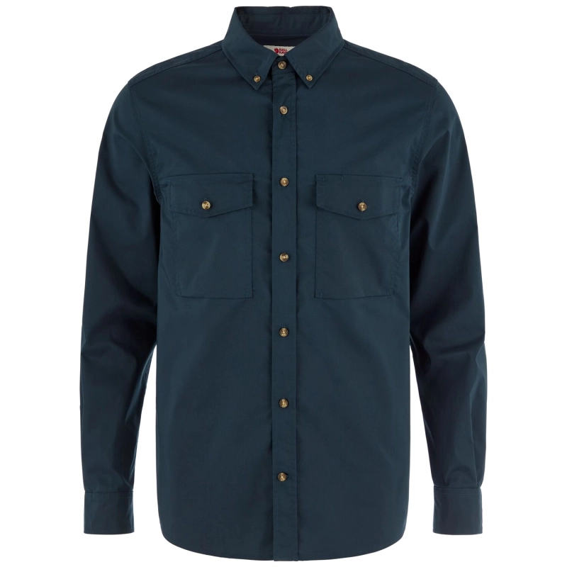 Ovik G-1000 Shirt LS M | 555 Dark Navy -1