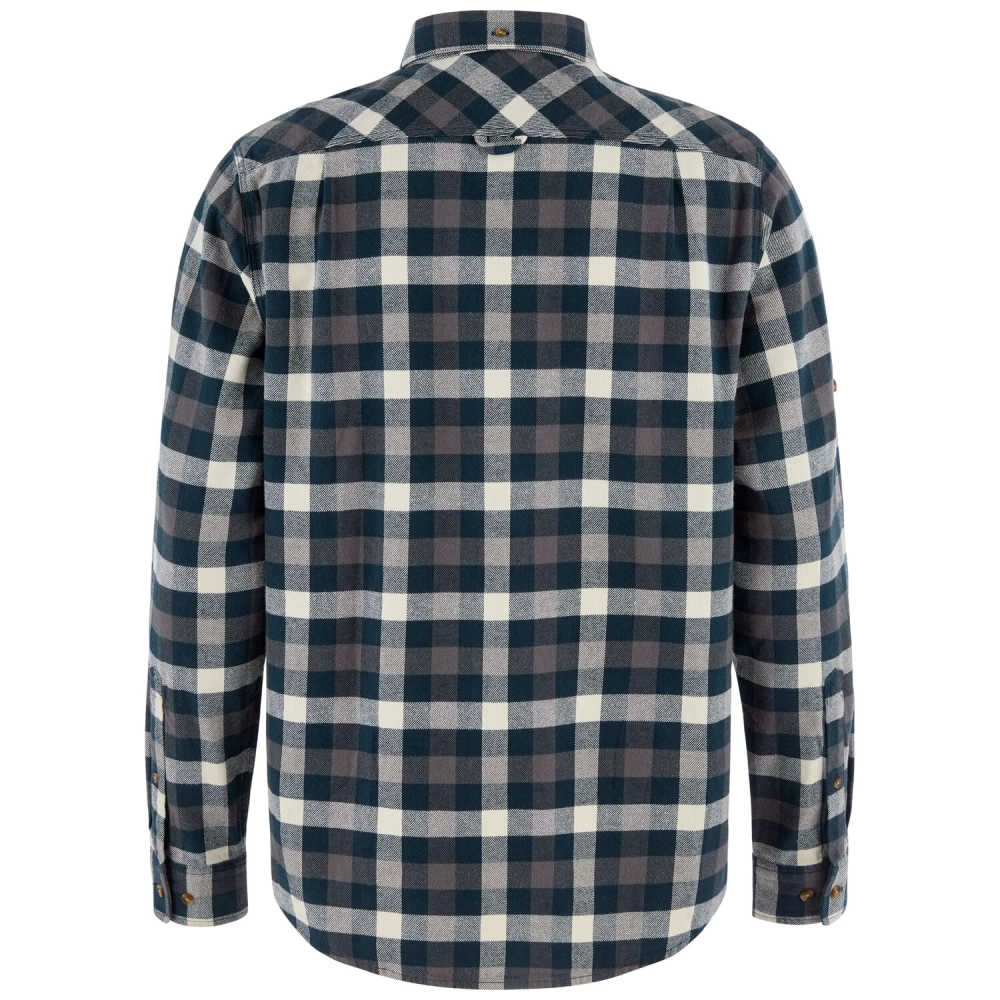 Skog Relaxed Shirt M | 555-113 Dark Navy/Chalk White -2