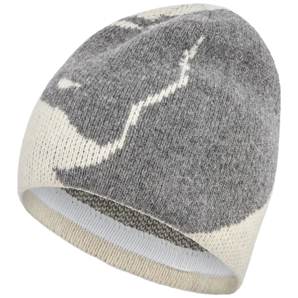 Bergtagen Jacquard Beanie | 113-020 Chalk White-Grey 1