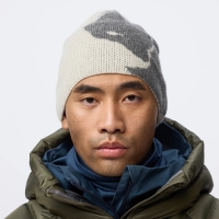Bergtagen Jacquard Beanie | 113-020 Chalk White-Grey