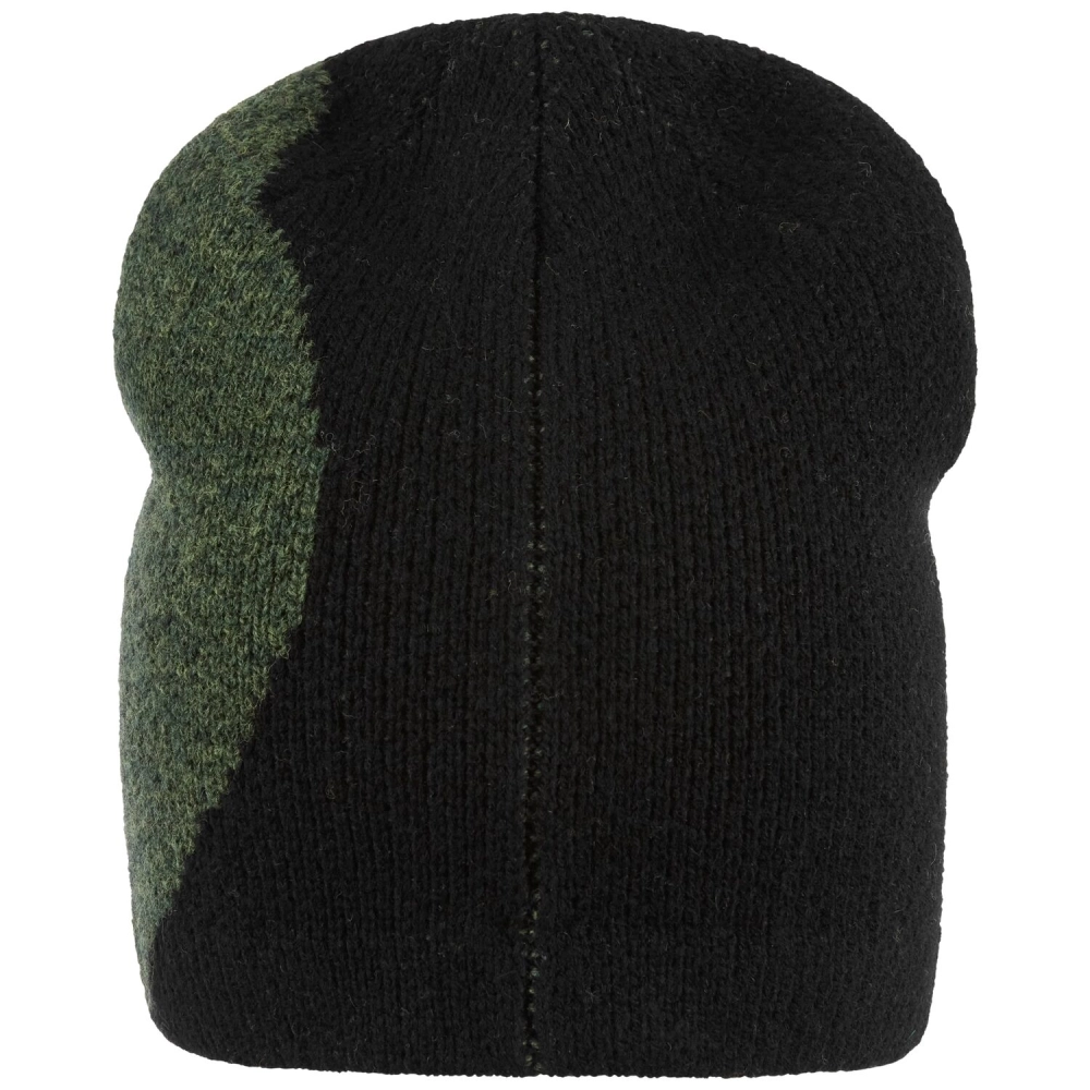 Bergtagen Jacquard Beanie | 550-662 Black-Deep Forest