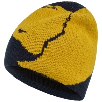 Bergtagen Jacquard Beanie | 555-161 Dark Navy-Mustard Yellow 1