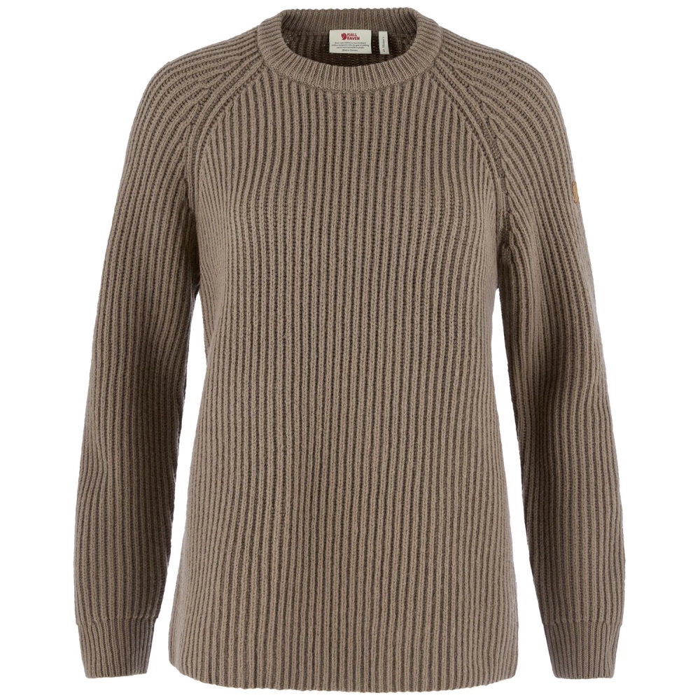 Ovik Rib Sweater W, kolor: 244 Suede Brown