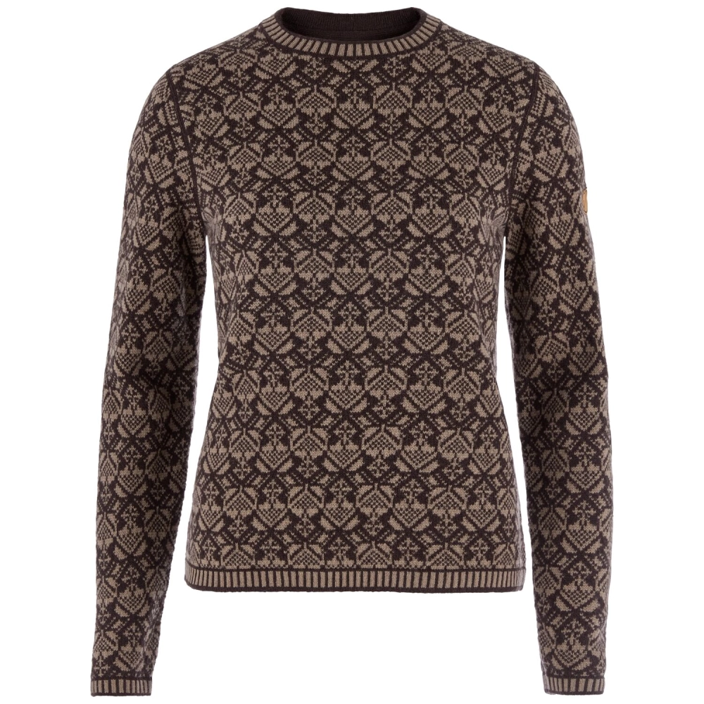 Snow Round Neck Sweater, kolor: 244 - Suede Brown