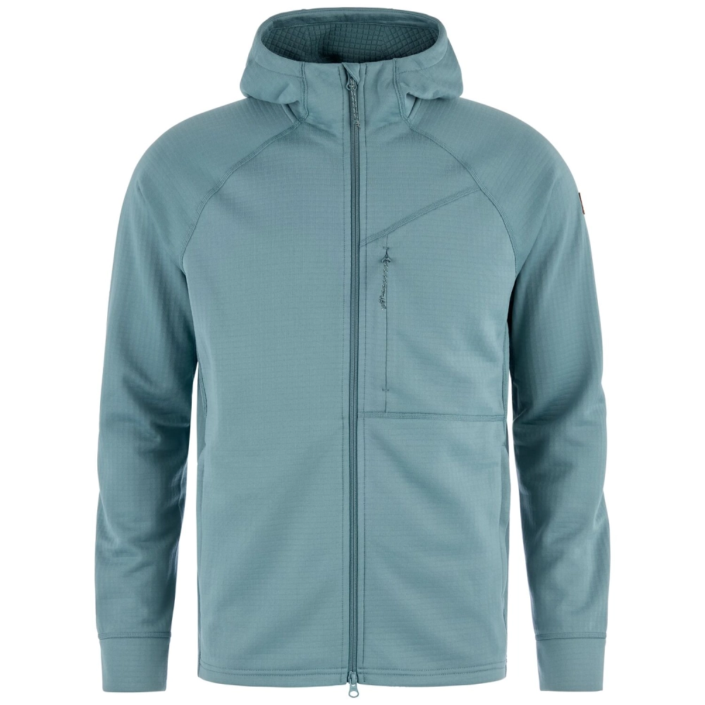 Abisko Grid Fleece Hoodie, kolor: 577 - Nimbus Blue