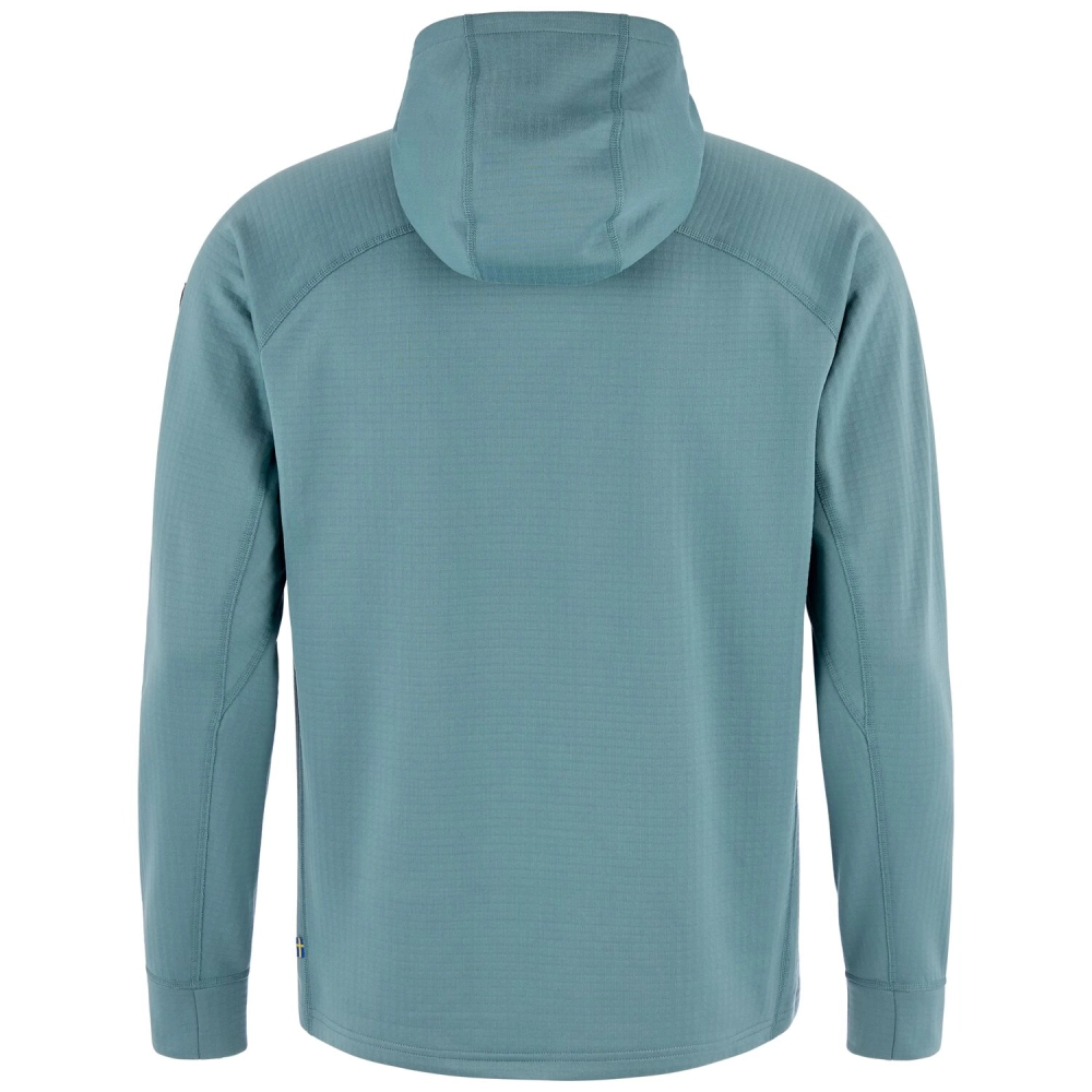 Abisko Grid Fleece Hoodie, kolor: 577 - Nimbus Blue