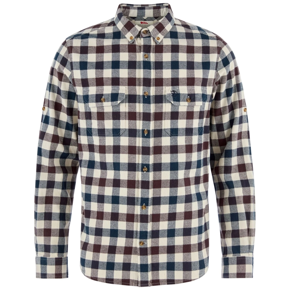 Skog Shirt Fjallraven, kolor: 113-294 Chalk White-Black Oak