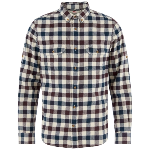 Skog Shirt Fjallraven, kolor: 113-294 Chalk White-Black Oak