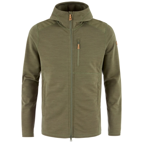 Keb Fleece Hoodie, kolor: 625 - Laurel Green