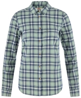 Ovik Flannel Shirt LS W, kolor: 674-111 - Misty Green-Eggshell