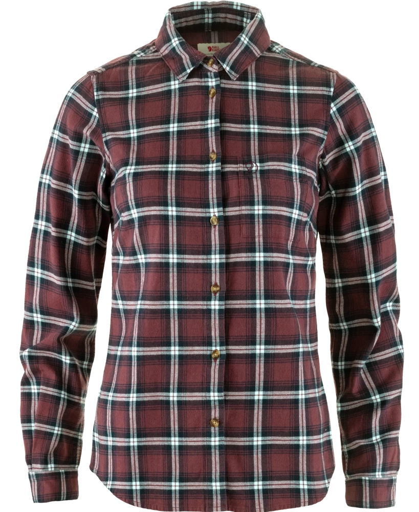 Ovik Flannel Shirt LS W, kolor: 357-514 - Port-Breeze Blue