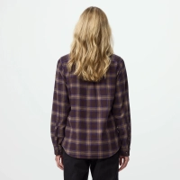 Ovik Classic Flannel Shirt W | 294-425 Black Oak/Dark Violet