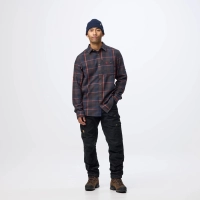 Fjallglim Regular Shirt M, kolor: 294-215 -Black Oak / Autumn Leaf