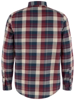 Fjallglim Regular Shirt M, kolor: 555-352 - Dark Navy / Maroon