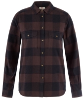 Ovik Heavy Flannel Shirt W, kolor: 294-550 - Black oak/Black
