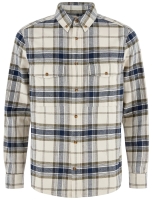 Ovik Twill Shirt, kolor: 115-555-Chalk White-Dark Navy