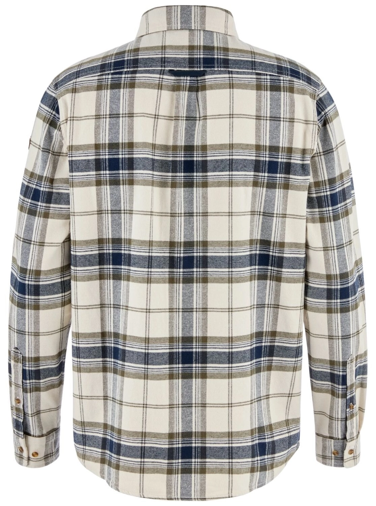 Ovik Twill Shirt, kolor: 115-555-Chalk White-Dark Navy