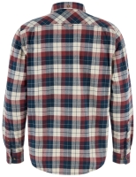 Singi Heavy Flannel Shirt, kolor: 555-352-Dark Navy/Maroon