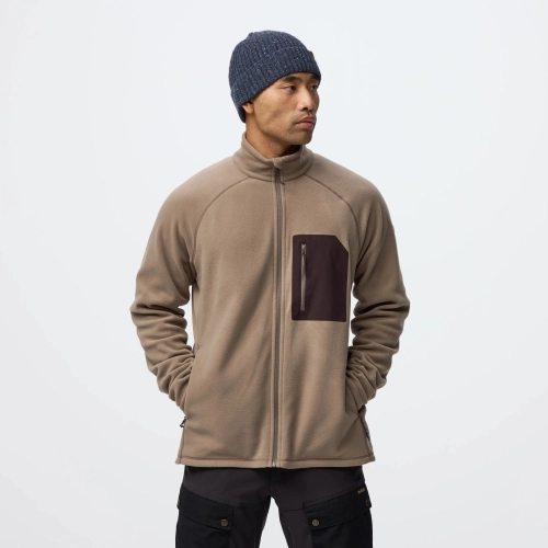Kaipak Fleece M, kolor: 244-294 - Suede Brown / Black Oak