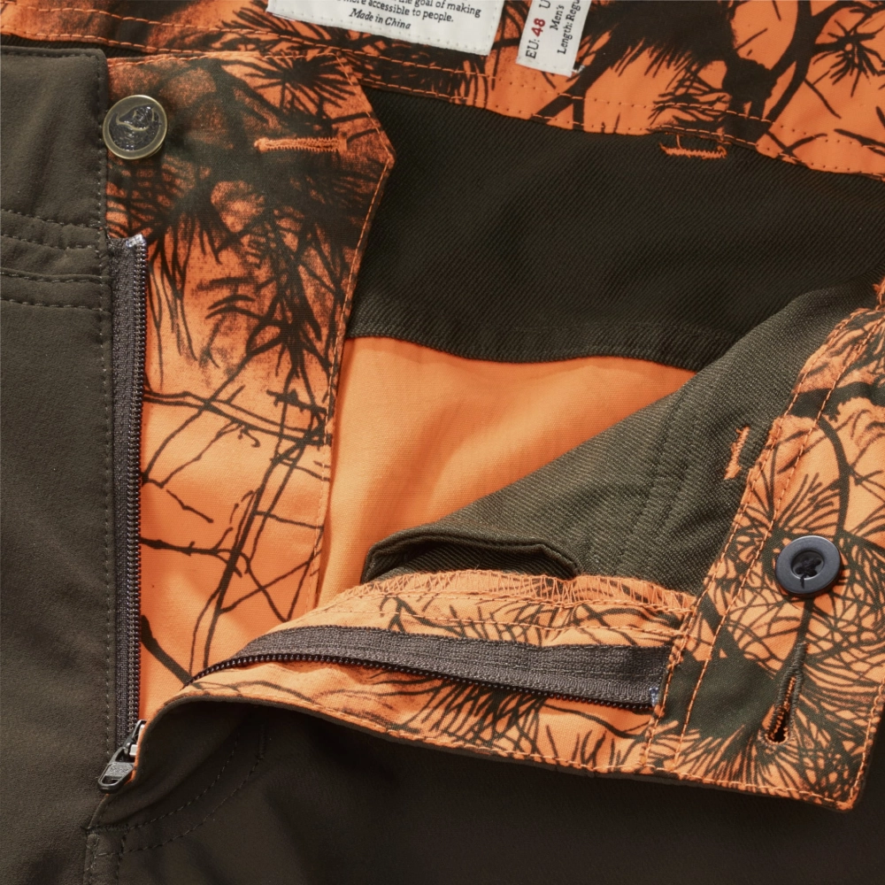 Fjallraven Lappland Hybrid Trousers Camo W 90193 211 Orange Camo 4