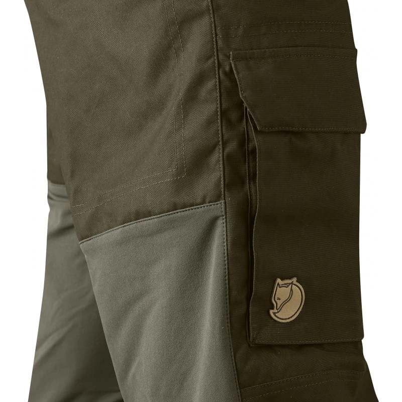 Drev Trousers Fjallraven, kolor: 633 Dark Olive.