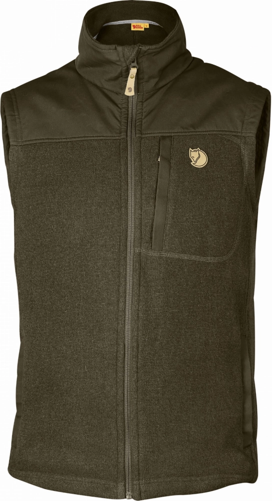 Buck Fleece Vest, kolor: 633 - Dark Olive