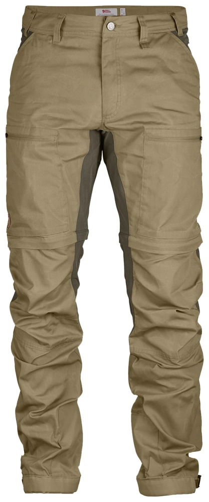 Abisko Lite Zip-Off Trousers Long, kolor: 220-246 - Sand-Tarmac