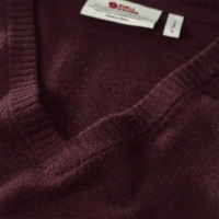 Fjallraven Sormland V-Neck Sweater W, kolor: 356 - Dark Garnet