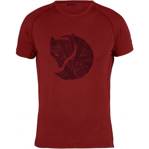 Abisko Trail T-Shirt Print, kolor: 335 - Lava