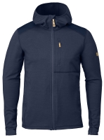 Keb Fleece Hoodie, kolor: 638-575 - Storm-Night Sky