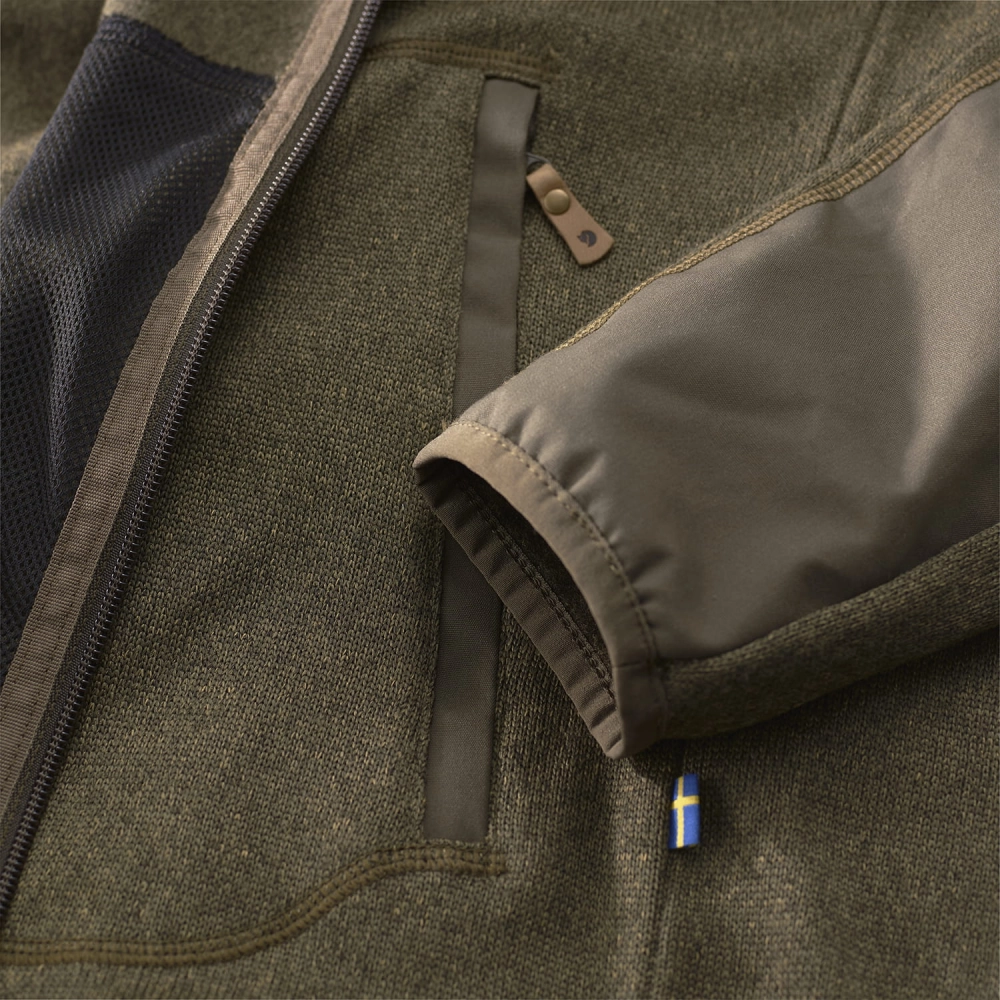 Ovik Fleece Hoodie Fjallraven, kolor: 246 - Tarmac