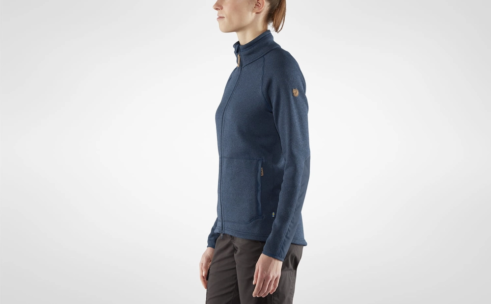 Ovik Fleece Zip Sweater W, kolor: 560 - Navy