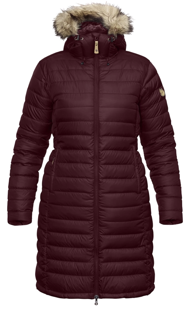 Ovik Down Parka W, kolor: 356 Dark Garnet.