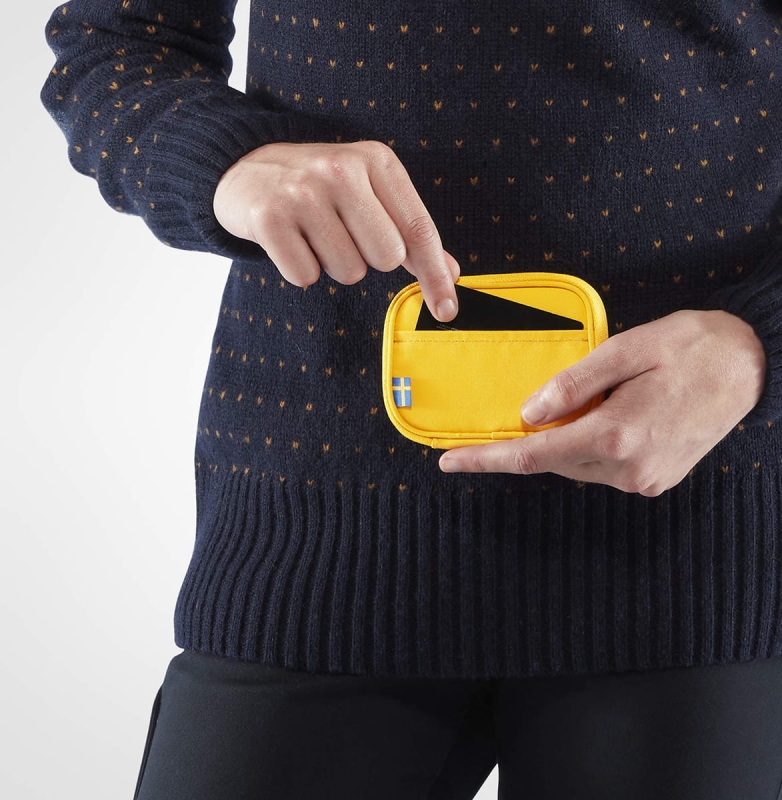 Kanken Card Wallet, kolor: 141 - Warm Yellow